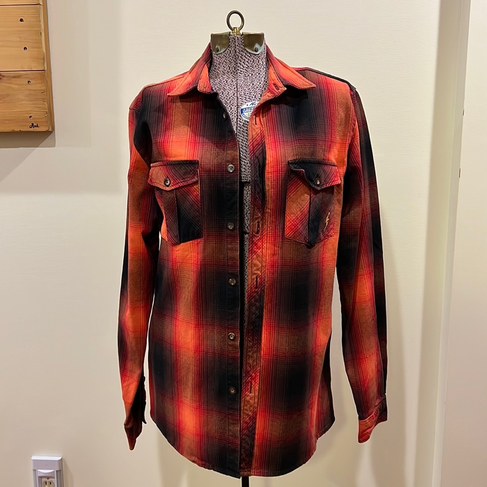Plaid shirt jacket